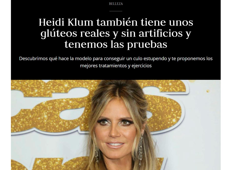 La Dra. Conchita Pinilla desvela en Telva los secretos para tener un buen glúteo